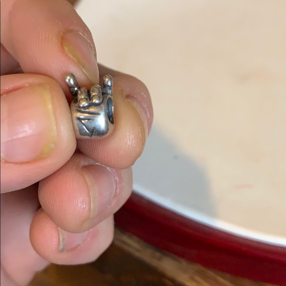 Sterling sign language charm - Picture 3 of 3